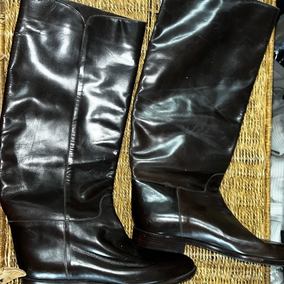 Vintage Charles David Leather Riding Boots 🌵8 - Picture 3 of 16